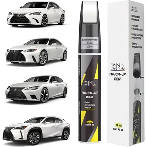 Eminent White Pearl(085) for Lexus Touch Up Paint, Car Scratch Remover for Nicks and Chips Repair, 2-In-1 Quick & Easy Fix Car Scratch Repair Kit with Exact Color-Matched