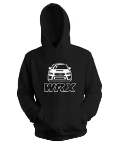 Subaru WRX Car Outline Graphic T-Shirt Sweatshirt Hoodie