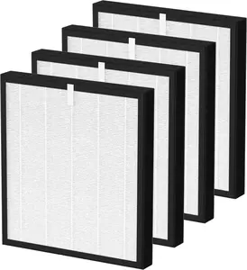 VIQTTA TZ-K2 True HEPA Replacement Filter Compatible with ToLife TZ-K2, 3-in-1 H13 Activated Carbon TZ-K2-A Filter, 4 Pack
