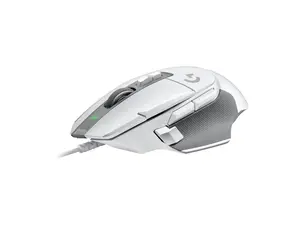 Logitech G502 X Wired Gaming Mouse - LIGHTFORCE hybrid optical-mechanical primary switches, HERO 25K gaming sensor, compatible with PC - macOS/Windows - White