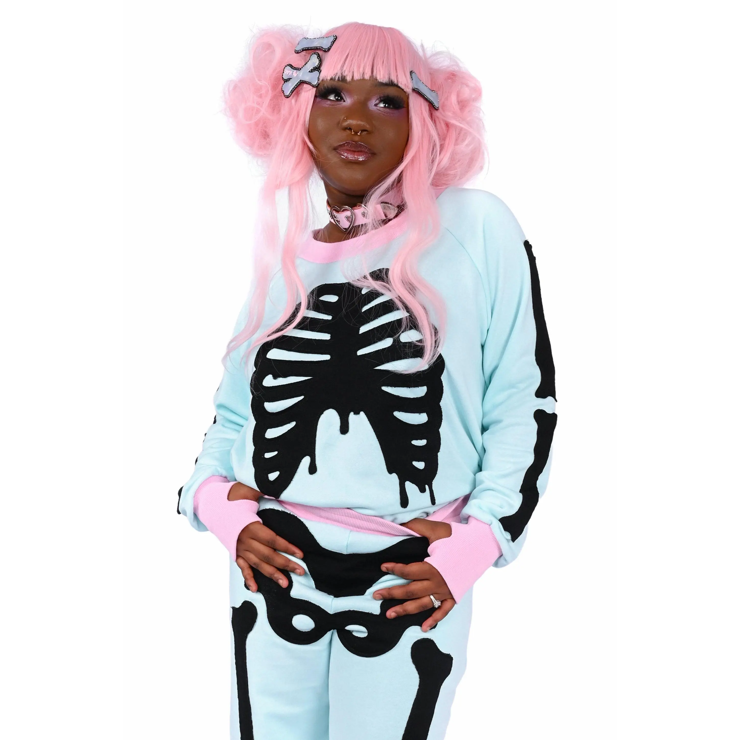 Skeleton Pullover Sweater - 2X-5X left!!