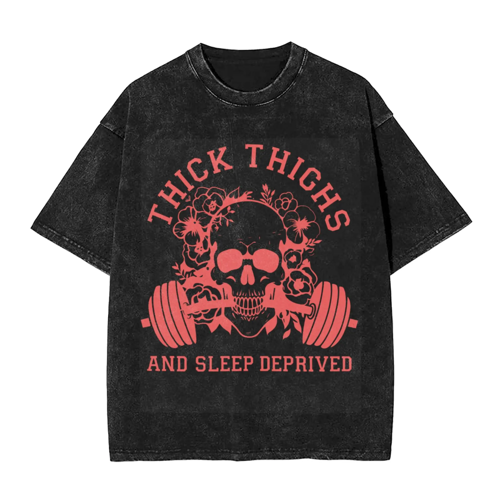 Thick Thighs and Sleep Deprived Shirt, Muscle Mommy Tshirt, Pump Cover Tee, Weightlifting Gift, Gym Workout Shirts