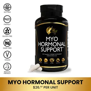 Coco March N.M.D MYO Hormonal Support, Female Reproductive Health Support Supplements - 120 Capsules per Container Healthcare Dietary