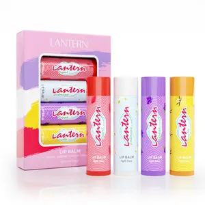 Vital Luxury Color Changing Lip Balm Set - 4 Flavors, Long Lasting Moisturizer, Smudge Proof, Waterproof, Portable Travel Gift cosmetic glossy luxury Moisturizing Four-Season