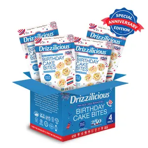 4pk - Drizzilicious 250th Anniversary Mini Rice Cake Bites