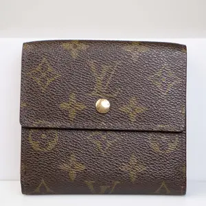 Pre-owned Louis Vuitton canvas Small Leather Goods Monogram Elise Wallet L26040362