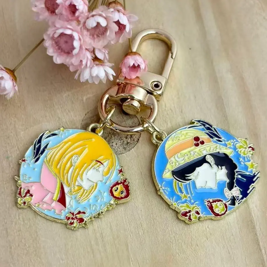 Cute Quality  Metal phone Charm keychain