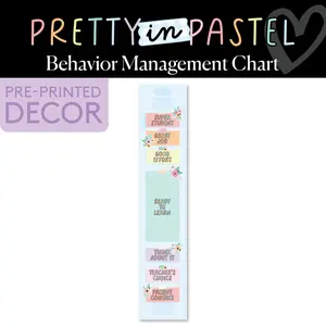 Pastel Behavior Management Chart | Pretty in Pastel