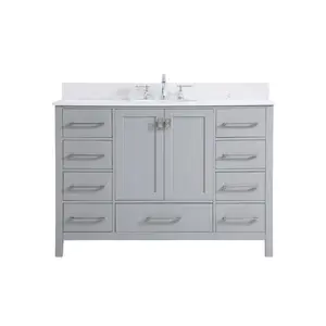 Irene Bathroom Vanity Set Gray