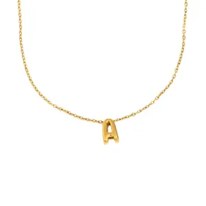 Bubble Letter Necklace