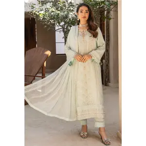 Pastel Blue Pakistani  Suit