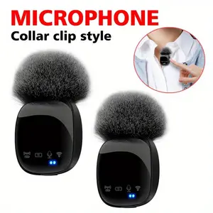Wireless microphone, 2.4GHz intelligent noise reduction stereo voice, with display