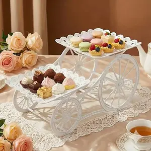 【Bridgerton Aesthetic】Vintage Carriage Dessert Cart ｜ The Ultimate Tea Party Centerpiece ｜ Turn Basic Pastries Into Art