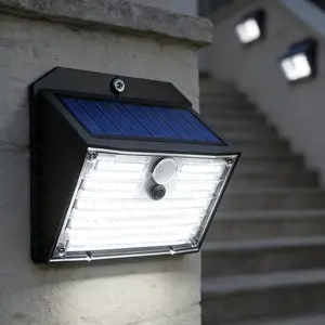 ISUNMEA Solar Motion Lights Outdoor, Ultra Bright Solar Fence Lights with Motion Sensor, IP65 Waterproof Security Light 3 Modes, 270° Lighting Angle, Wall Lights for Deck Patio Fence Garage Door (6 Packs)