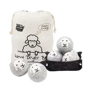 Wool Felt Ball, 1 Box Anti-static Washing Machine Anti-entanglement Washing Ball, Wool Ball, Sticky Wool Ball, Laundry Tools & Accessories