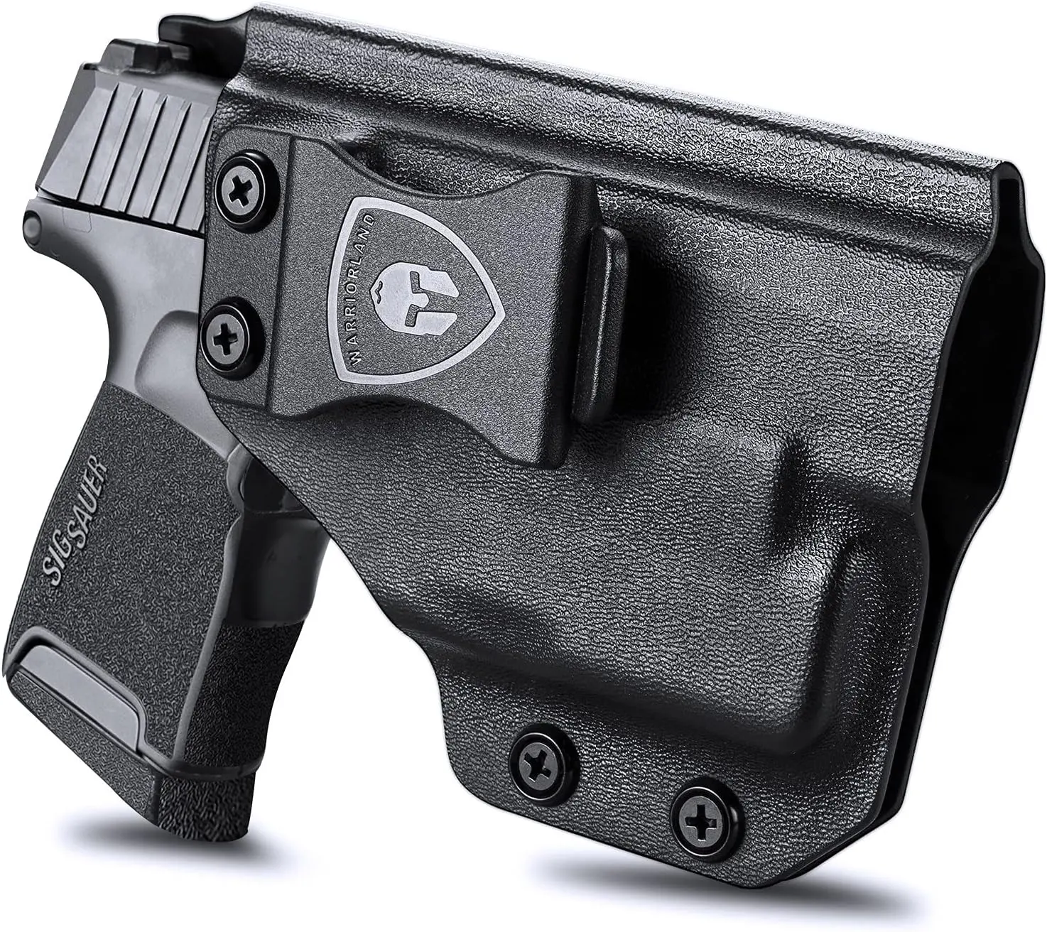 WARRIORLAND Right-Handed IWB Kydex Holster for Sig P365/P365 SAS/P365XL with TLR-6/6 HL/6 HL G, Adjustable Cant, Posi-Click Retention, Inside Waistband Concealed Carry Hunting Accessory, Concealment, Smooth Edge