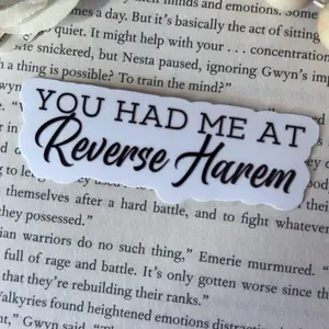Bookish Sticker Decals - Reverse Harem Themed Supplies for DIY Scrapbooking, Stamping, Car Decor and Toys & Hobbies Use