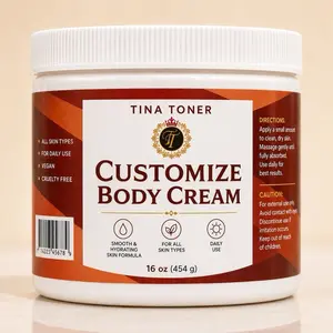 TTONE LUXURY CUSTOMIZE BODY CREAM . RADIANT MOISTURIZER WITH ANTIOXIDANT, VITAMIN C , COLLAGEN . MOISTURIZER