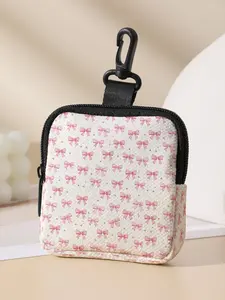 Butterfly Pattern Coin Wallet, Multi-Functional Storage Bag, Durable Polyester, Digital Printing, Ideal Gift, Casual Style