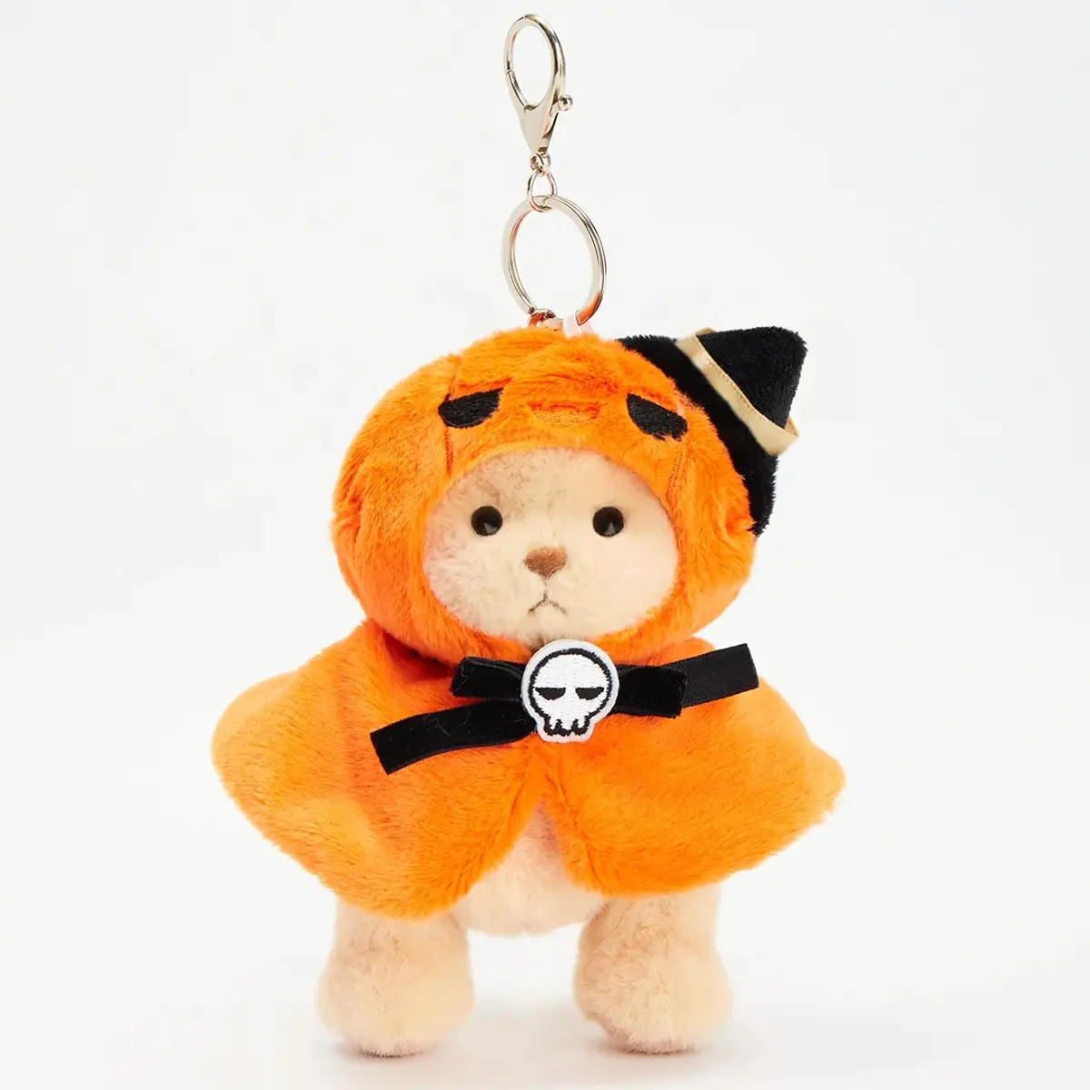 5.9 Inches Pumpkin Cape Mini Bear