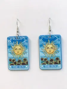 The Sun Tarot Card Earrings