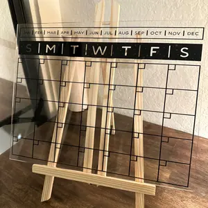 Acrylic Monthly Calendar