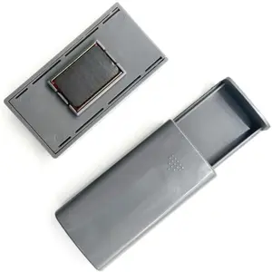 Magnetic Key Box Hide Key Holder Strong Magnet Key Safe for Car,House,Home (Grey)