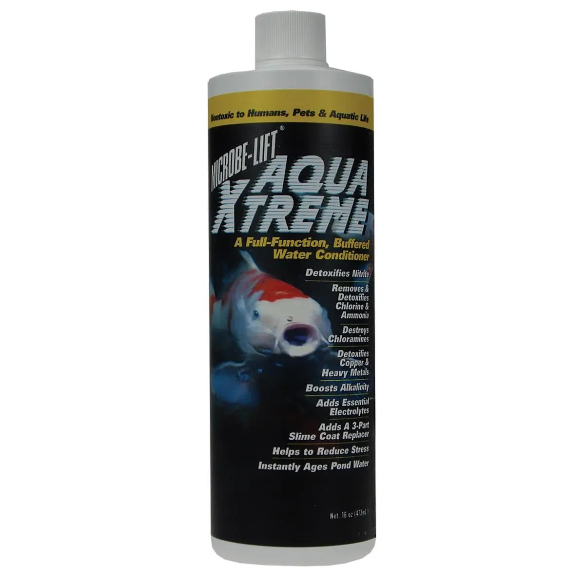 212 MAIN Ecological Laboratories Xtreme Full Function Aquarium Water Conditioner - 16 oz, Detoxifier, Reduces Stress, Single Phase