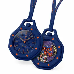 Limited-Time Deal Mechanical Watch Inspired Purse Charm with Ceramic Bezel, New Co-Branded Edition Gift for Her, 8 Colors