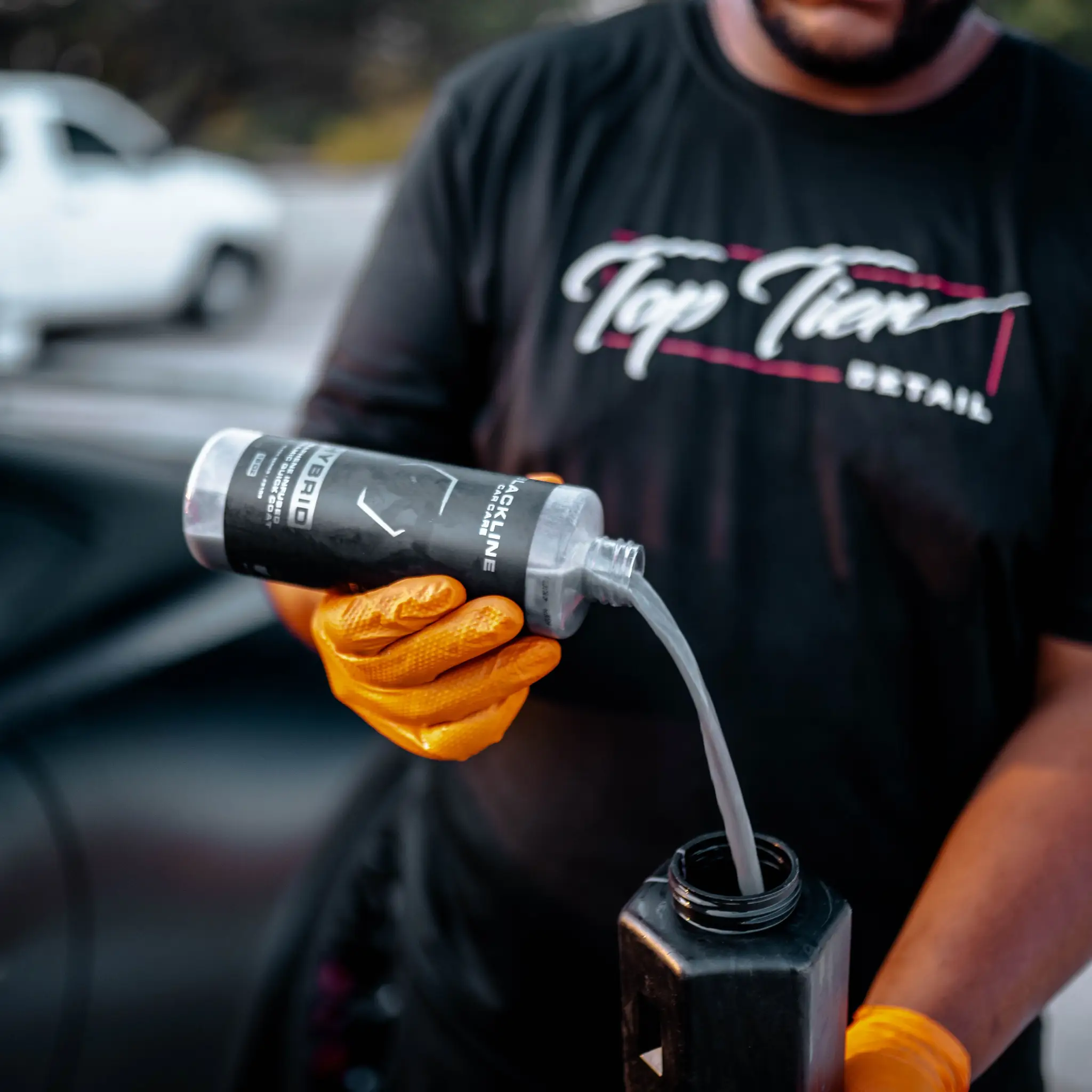 BLACKLINE® HYBRID QUICK COAT - Graphene Spray Coating, 6 Months Of Ultra-Hydrophobic Paint Protection