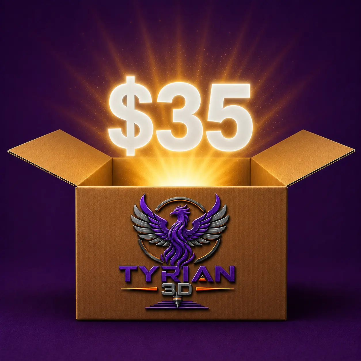 $35 Build-A-Box you choose your 3D printed items!