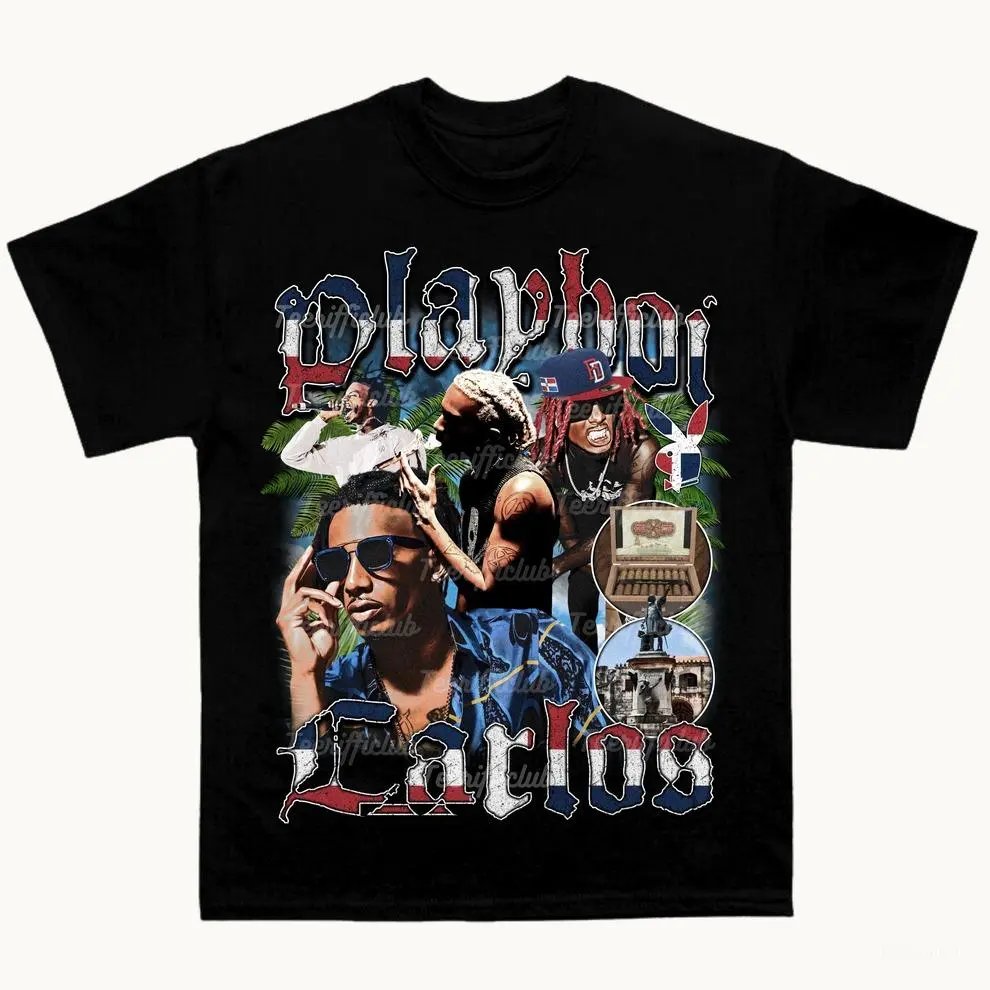 Playboi Carlos T-Shirt, Vintage Aesthetic, Street Style, For Men, For Women, Great Gift For Friend, Many Colors Size S To XL, VIP LUXURY, TiktokShop