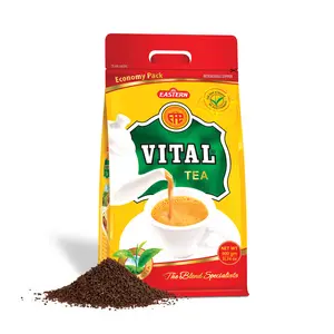 Vital Black Loose Tea, Handpicked Kenyan Tea, Loose Leaf Blend with Strong Caffeine, Bold & Full-Bodied Flavor, Ideal for Milk Tea & Black Tea, Kilo Zip Pouch (31.74 oz) Beverage Traditional