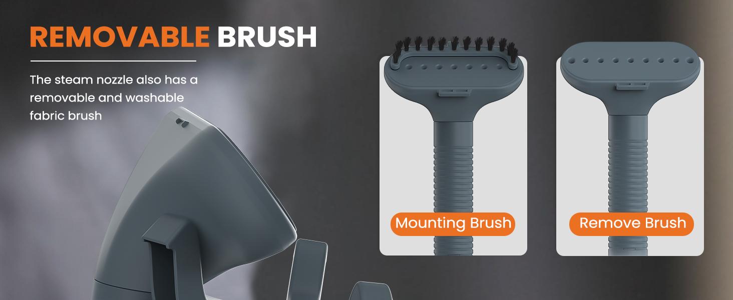 SweetFurniture Standing Garment Steamer with Roll Wheels, 1500W Powerful 1.7L Water Tank for 55 Minutes Continuous Steaming, Professional Wrinkle