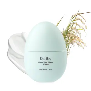 [Dr.Bio official shop] Dr.Bio Green Rice Biome Cream (1.69 fl.oz) with Probiotic, Vegan Moisturiser, Reduce Dark Spot, Treat Hyperpigmentation & Blemish, Radiant Skin, Skin Barrier Care, Fragrance-Free, Korean Skincare