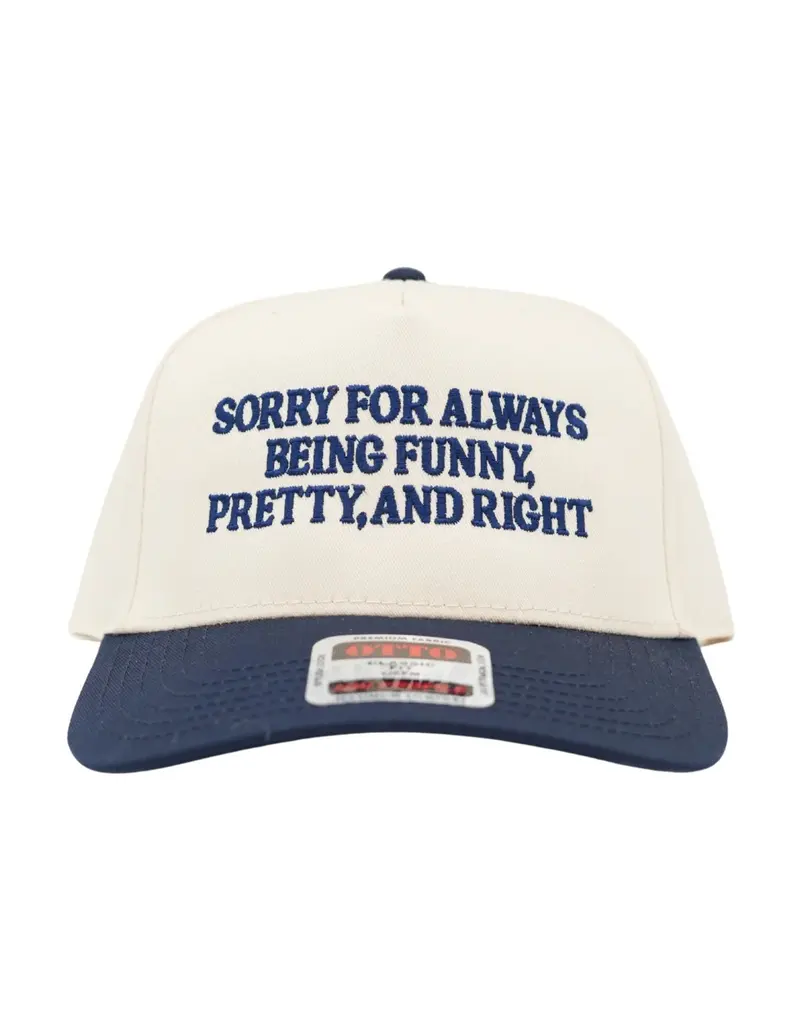 Embroidered Trucker Hat - LOOK BOTH WAYS BEFORE YOU GO F*CK  display picture 2