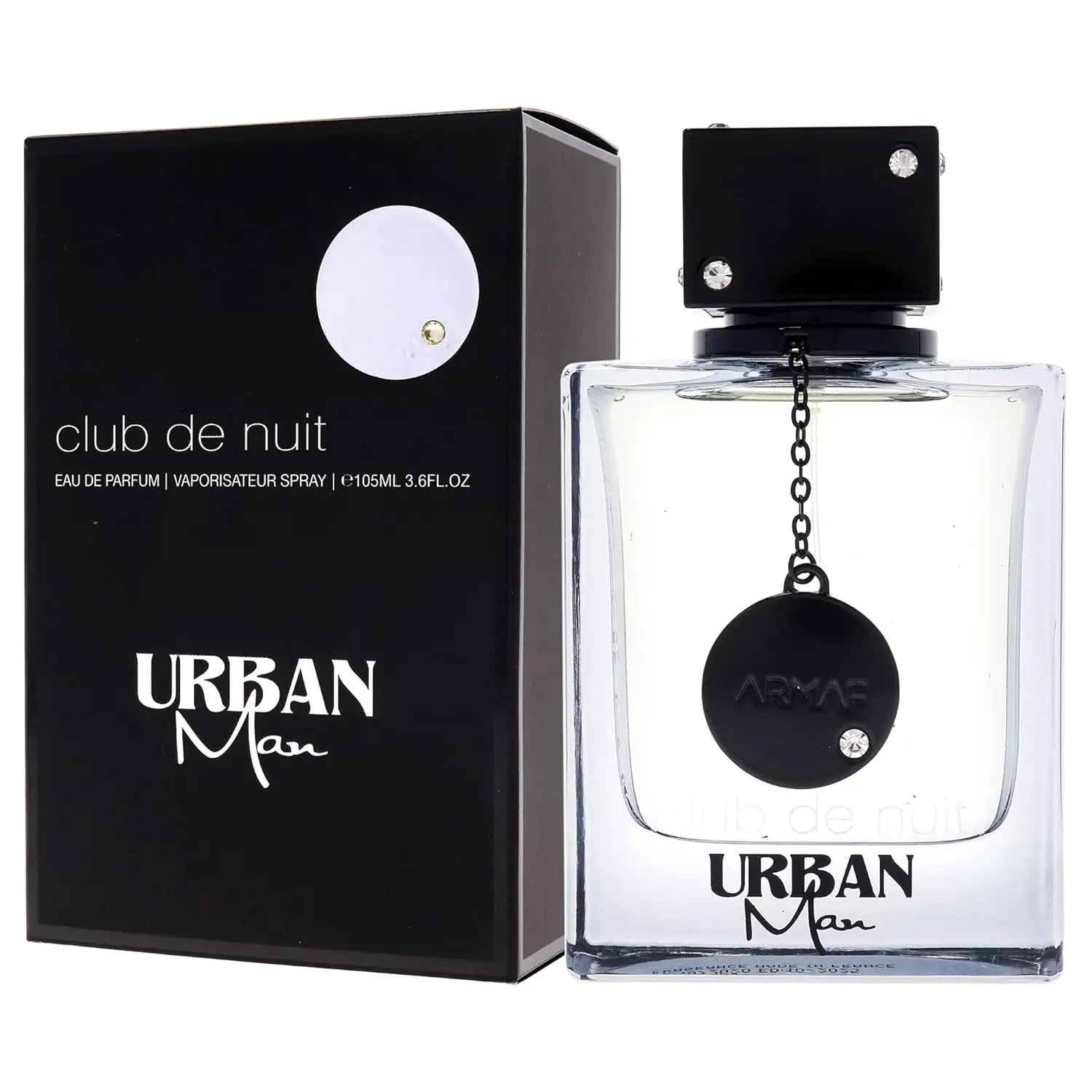 Armaf Club de Nuit Urban Man Eau de Parfum Spray for Men, Aromatic Woody & Warm Spicy Cologne with Earthy Notes, Cruelty Free, 3.4 fl oz / 100ml, Warm Spicy Fragrance, Spicy Perfumes
