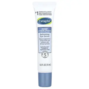 Cetaphil Deep Hydration, Refreshing Eye Serum, Fragrance Free, 0.5 fl oz (15 ml)