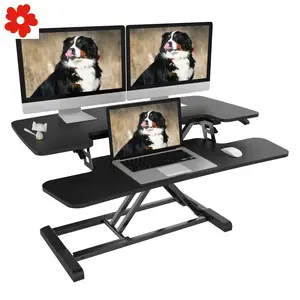 New Standing Desk Converter Flexispot Classic Style Height Keyboard & Mouse