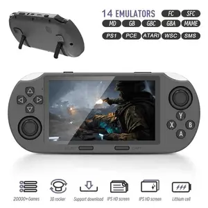 SF3000 Retro Handheld Game Console – 4.5" IPS Screen, 64GB + 3000mAh Battery, Built-in Games| Portable Gaming Device for Kids & Teens| Cool Gift for Boys, Gamer Birthday Present, Travel & Outdoor Fun