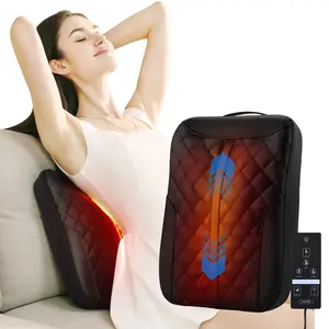 MASGRE Back Massager with Heat, Rolling Up and Down Full Back Massage, 3D Kneading Deep Tissue for Back, Neck, Shoulder Relaxation, Gifts for Women Men Mom Dad