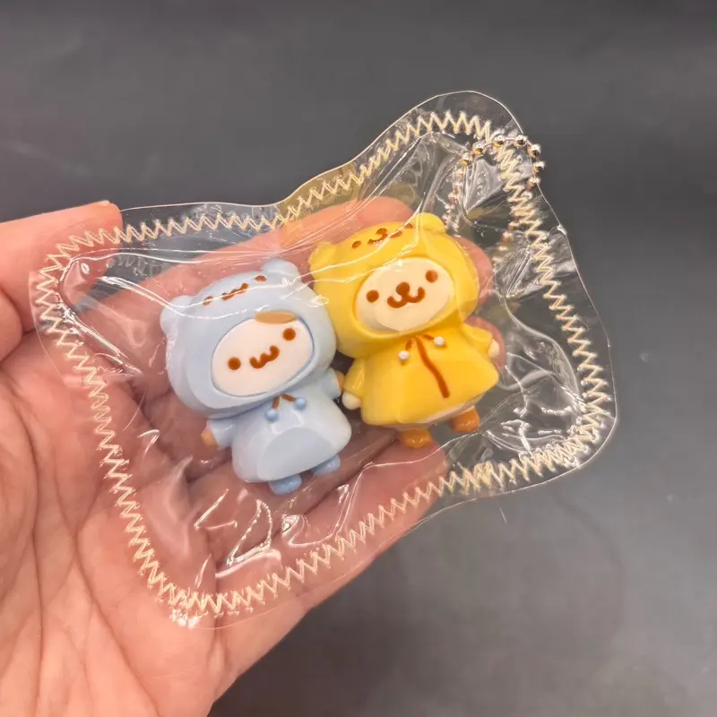 Mini keychain twins hamster taba squishy - TikTok Shop