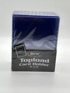 BCW 3X4 Toploaders Regular 35pt Point Pack of 25 for Standard Sized Cards clear sport card