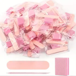 2 Set 6pcs Nail Care Kit 2pcs Crystal Pick, 2 pcs polishing Block and 2pcs Wood File- Mini Files, Buffers & Sticks for Manicures & Jewelry Polishing