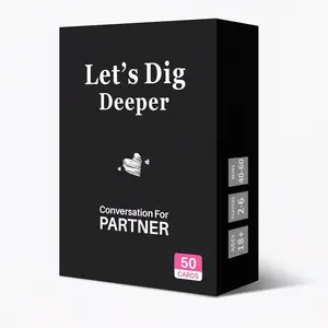 1 Box Adult Couple Card Game - Romantic Icebreaker Fun Conversation Cards for Building Emotional Connections, Interactive Dialogue to Learn About Each Other