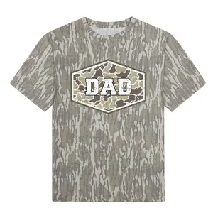 Dad Camouflage T-Shirt Unisex Outdoor Tee in Bottomland Camo Ultra | Mossy Oak gift for dad 2026
