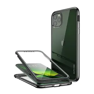 SUPCASE CASE For iPhone 11 Pro Max / 11 Pro / XR,Clear Plating Polished Metallic Slim Hybrid Full-Body Protective Case with Built-in Screen Protector phones Case Accessories Cover