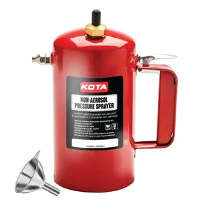 KOTA Non-Aerosol Pressure Sprayer, Refillable Steel Bottle, 32oz Automotive Oils Industrial