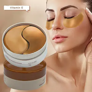 Caffeine Peptide Brightening Eye Masks, 60pcs - Peptide Eye Care Under Eye Patches Enriched with Hyaluronic Acid And Niacinamide to Enhance And Firm The Skin, Illuminate The Complexion, And Hydrate All Skin Types for Eye Treatment.