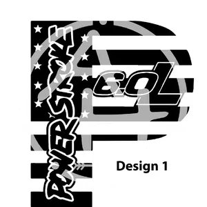 6.0l powerstroke decal 9"×8"